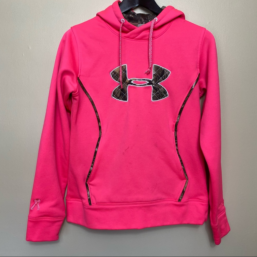 Camo Under Armour - Semi-Fitted Hoodie Size Sm